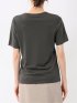 シルケットポンチ クルーネック半袖Tシャツ