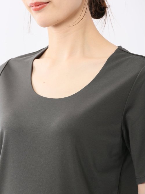 シルケットポンチ クルーネック半袖Tシャツ