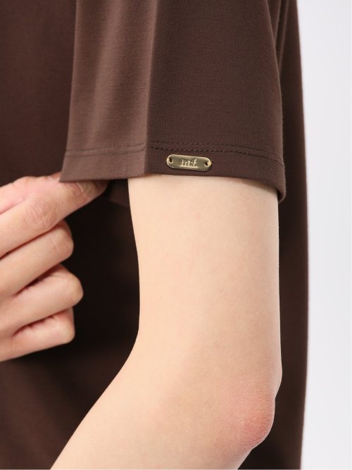 シルケットポンチ クルーネック半袖Tシャツ