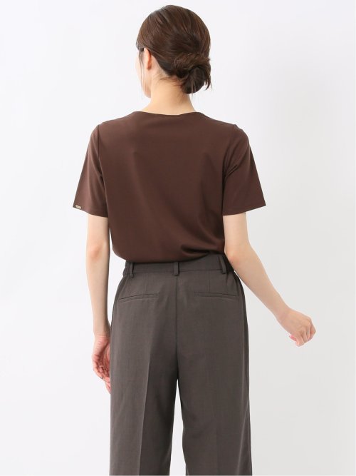 シルケットポンチ クルーネック半袖Tシャツ