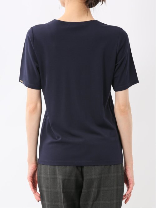 シルケットポンチ クルーネック半袖Tシャツ