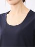 シルケットポンチ クルーネック半袖Tシャツ