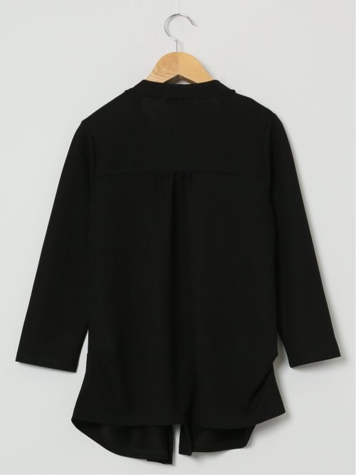 7分袖 ラメニットカーディガン