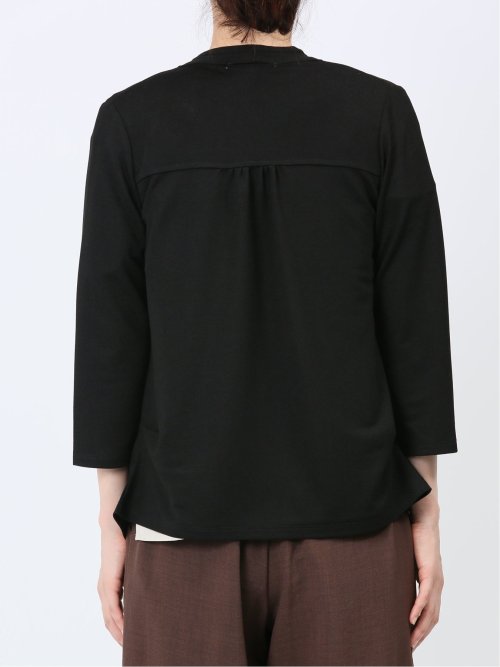 7分袖 ラメニットカーディガン