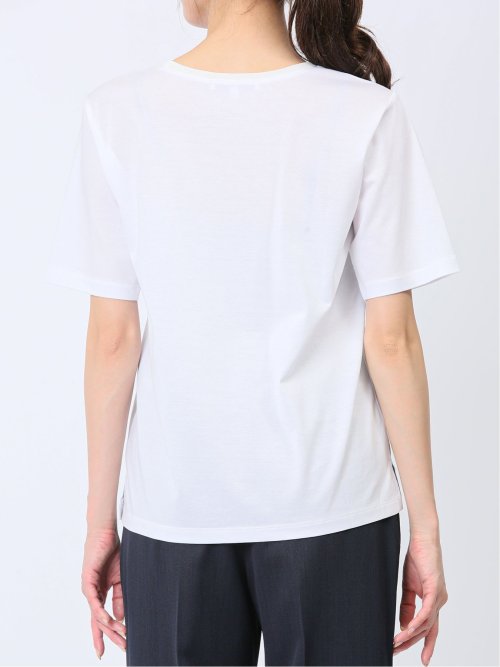 チュール衿 半袖Ｔシャツ