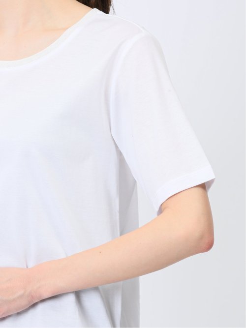 チュール衿 半袖Ｔシャツ