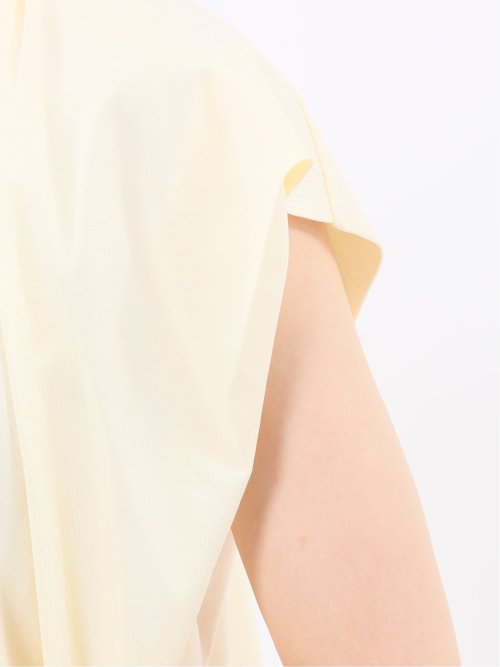 ギャザーネック 半袖プルオーバー