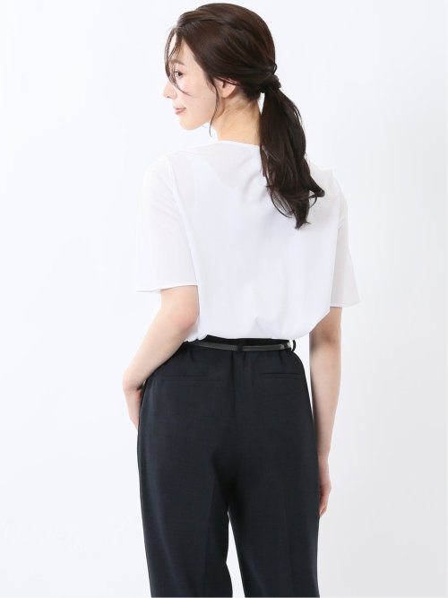 アシメフリル 半袖プルオーバー