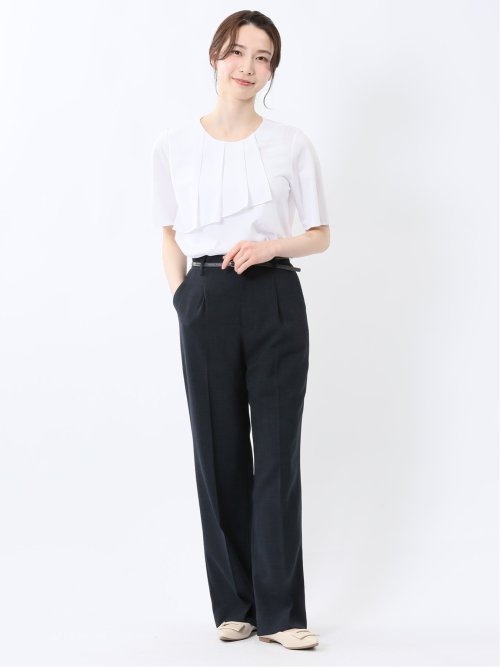 アシメフリル 半袖プルオーバー