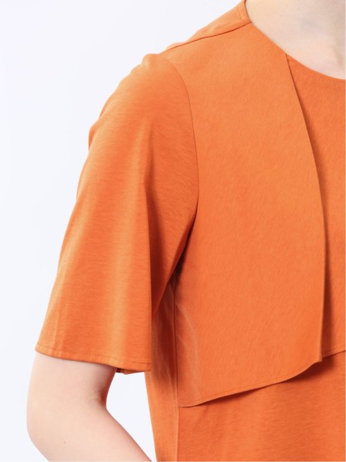 アシメフリル 半袖プルオーバー