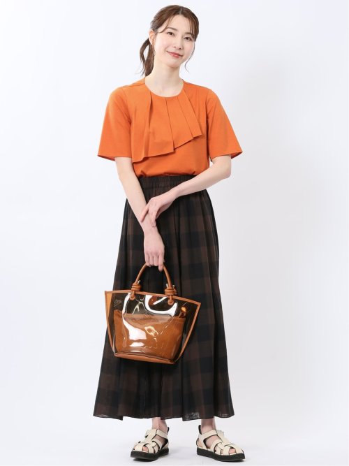 アシメフリル 半袖プルオーバー