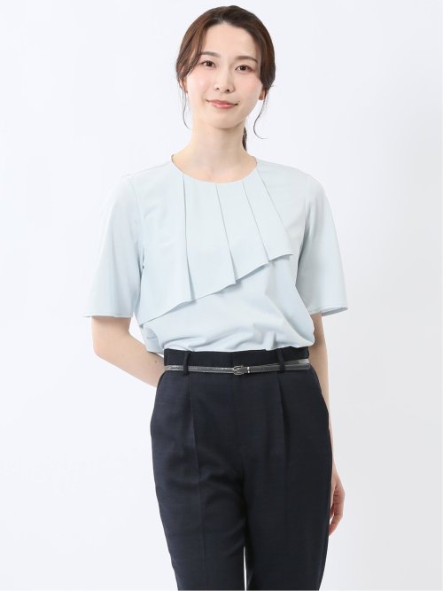 アシメフリル 半袖プルオーバー