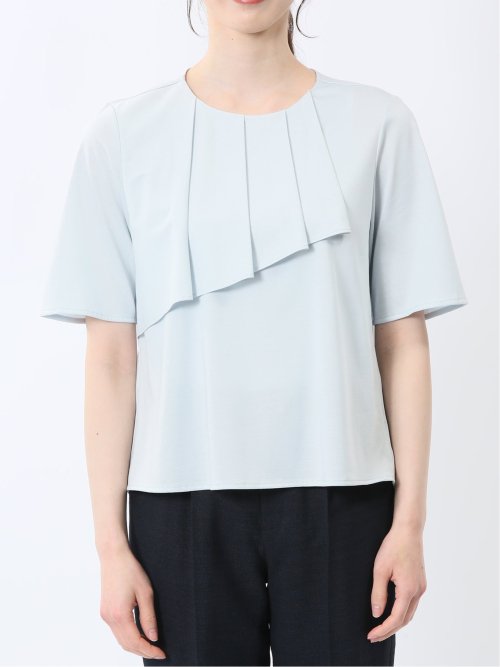 アシメフリル 半袖プルオーバー