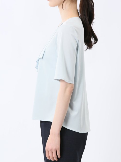 アシメフリル 半袖プルオーバー