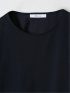 Tシャツ プルオーバー レディース 接触冷感 無地 クルーネック フレアスリーブ 楊柳 切替
