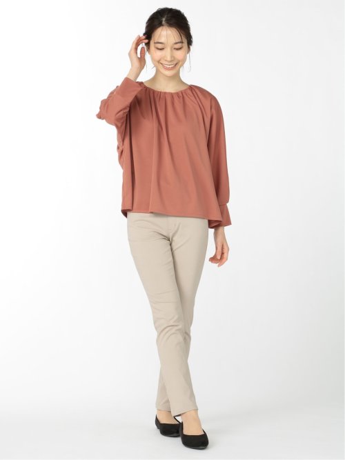 ハイツイスト ギャザー7分袖ドルマン