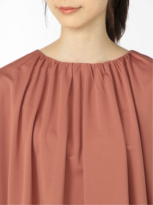 ハイツイスト ギャザー7分袖ドルマン