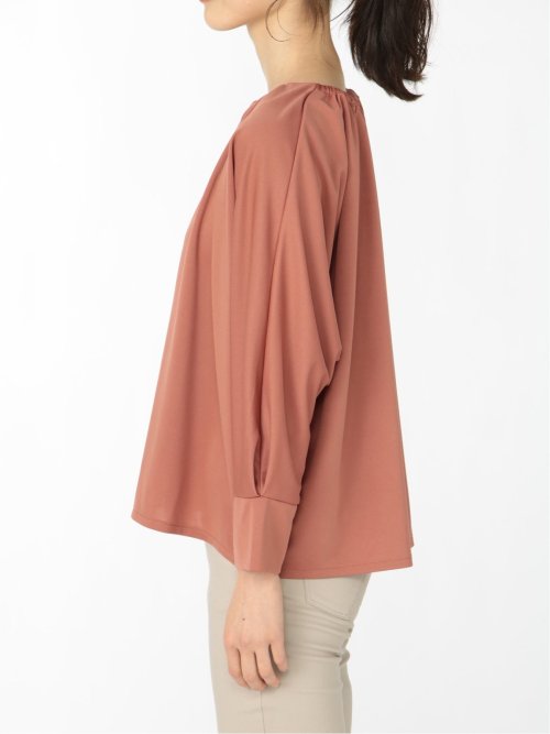 ハイツイスト ギャザー7分袖ドルマン