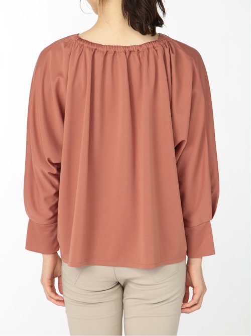 ハイツイスト ギャザー7分袖ドルマン