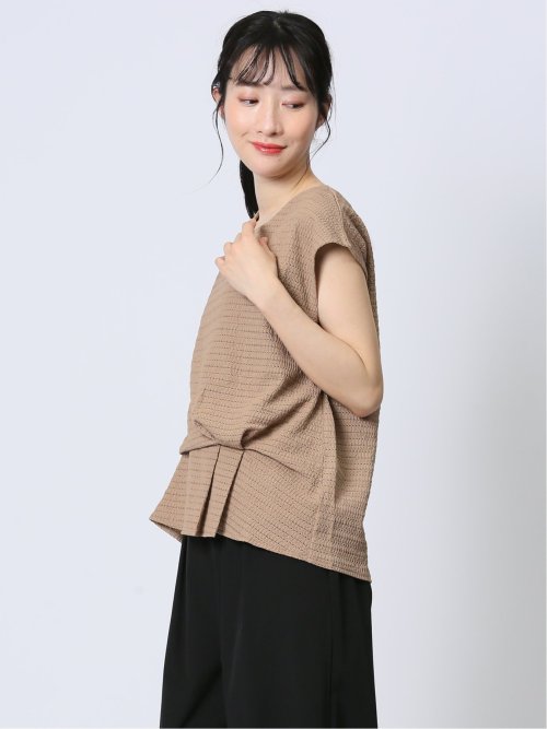 カットジャガード ブラウジングプルオーバー