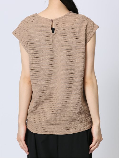 カットジャガード ブラウジングプルオーバー