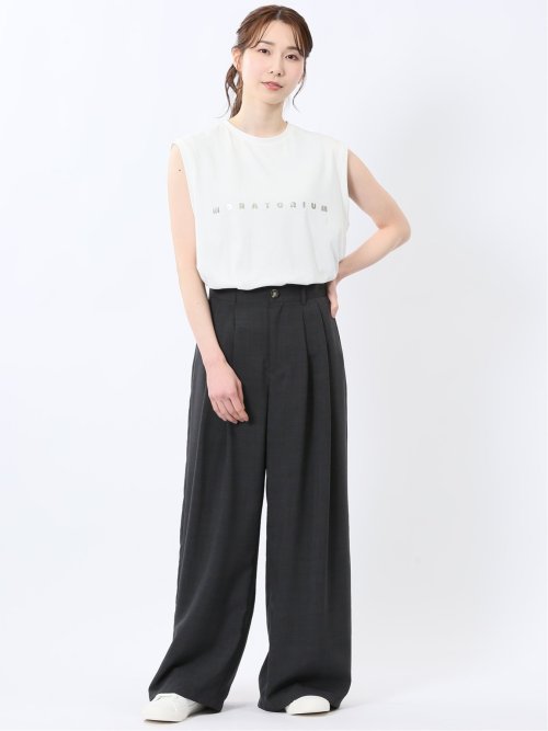 ハンチ/HUNCH ロゴ ノースリーブT