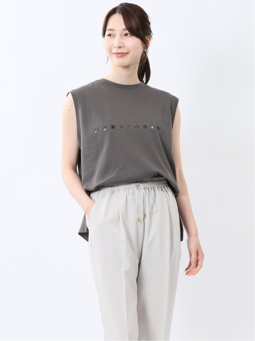 ハンチ/HUNCH ロゴ ノースリーブT