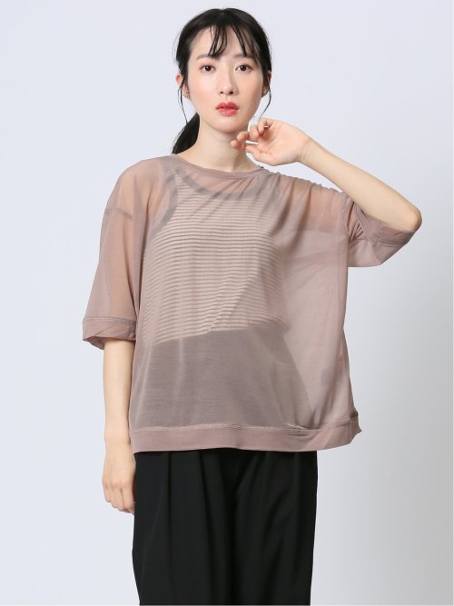 ハンチ/HUNCH シアーカットソー(FREE 04グレー): トップス | TAKA-Q