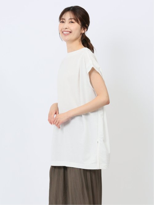 ハンチ/HUNCH COOL TOUCH ショルダータックトップス