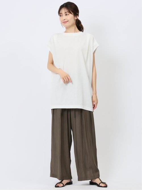 ハンチ/HUNCH COOL TOUCH ショルダータックトップス