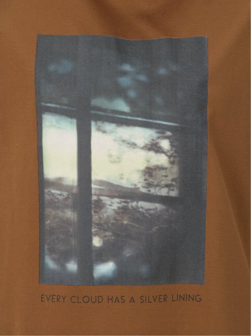 転写プリント フレンチスリーブプルオーバー