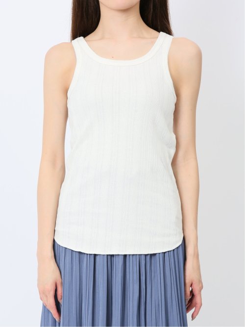 ハンチ/HUNCH 2WAY ランダムリブ タンクトップ