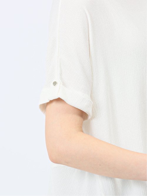 マーブルワルツ/MARBLE WALTS シャーリング クルー半袖プルオーバー