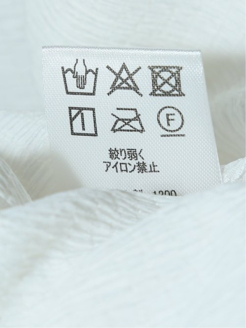 マーブルワルツ/MARBLE WALTS シャーリング クルー半袖プルオーバー