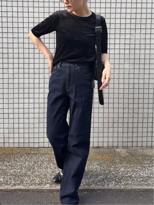 ドロー/DRAW シアー ベロアプルオーバー