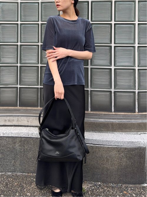 ドロー/DRAW シアー ベロアプルオーバー