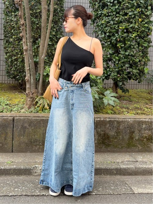 ドロー/DRAW アシンメトリー キャミソール