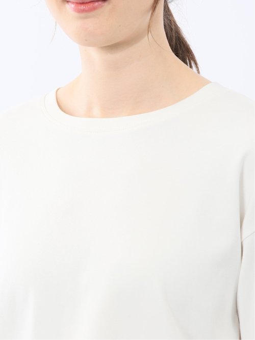 クロップド クルーネック長袖Ｔシャツ