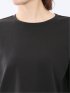クロップド クルーネック長袖Ｔシャツ