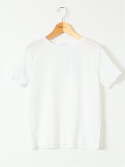 ストレッチ 楊柳 クルーネック 半袖 Tシャツ