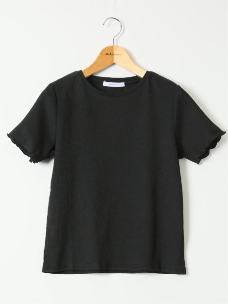 ストレッチ 楊柳 クルーネック 半袖 Tシャツ