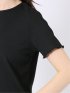 ストレッチ 楊柳 クルーネック 半袖 Tシャツ