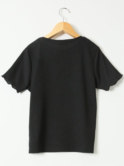 ストレッチ 楊柳 クルーネック 半袖 Tシャツ