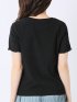 ストレッチ 楊柳 クルーネック 半袖 Tシャツ