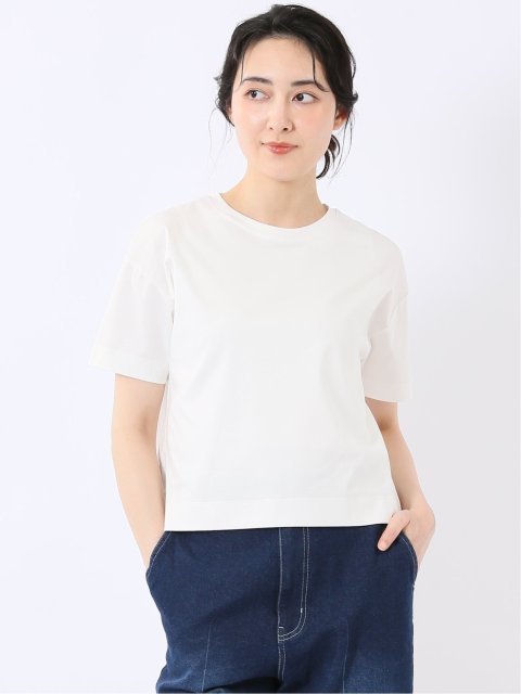 クロップド クルーネック 半袖 Ｔシャツ