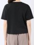 クロップド クルーネック 半袖 Ｔシャツ