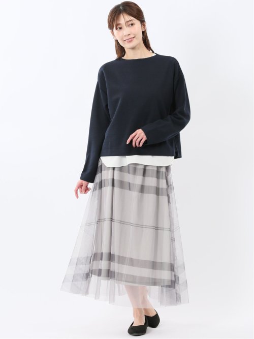 ゆるプルオーバー&タンクトップ アンサンブル