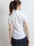 【白無地】形態安定レギュラーカラースキッパー ブロード半袖シャツ