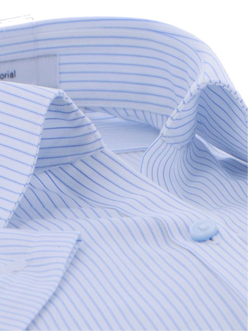 抗ウイルス形態安定  レギュラーカラースキッパー半袖シャツ