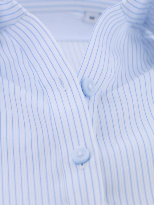 抗ウイルス形態安定  レギュラーカラースキッパー半袖シャツ